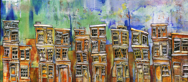 Blue Buildings